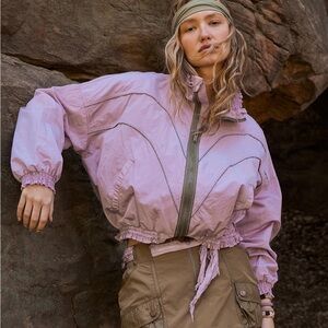 NWOT Free People Starting Lineup Windbreaker